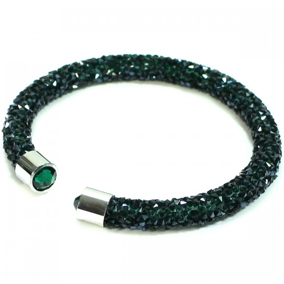 Armbreif mit Strass 'emerald bowies'