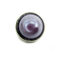 10 Stück Click System Knöpfe Mini "lilac pearl"