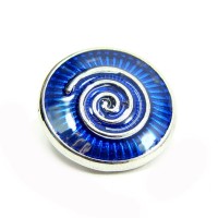 Click-Systemknopf / Button "blue snail"