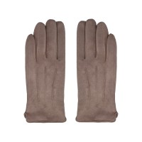 Elegante Damen Handschuhe in Wildlederoptik beige