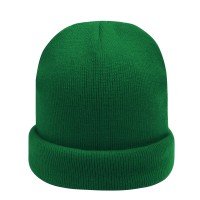 Mütze Beanie unifarben grün