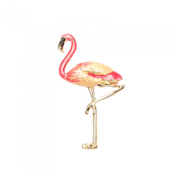 Ansteckpins / Brosche '`beautiful Flamingo -pin