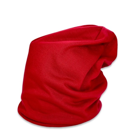 Beanie Mütze mit Baumwollanteil rot