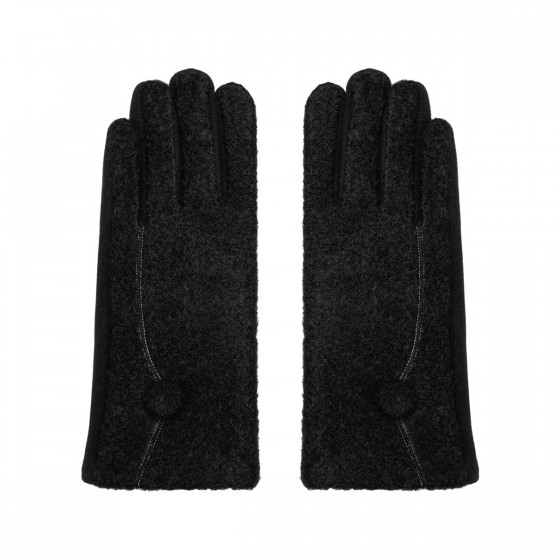 Elegante, weiche Damen Handschuhe schwarz