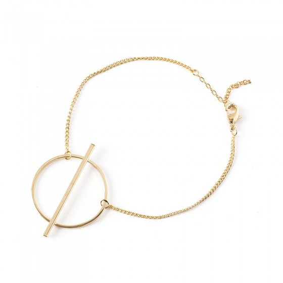 Filigranes vergoldetes Armband 'gold - circle'