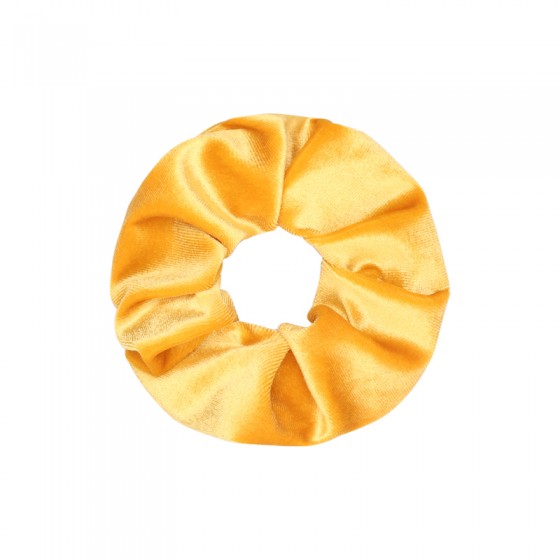 Haargummi Scrunchie aus Samt gelb 'Sweet crunch'