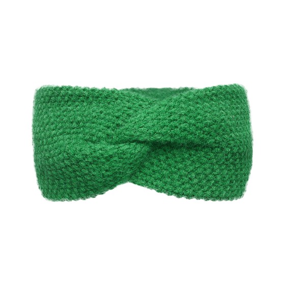 Strick Stirnband uni apfelgrün 'fascia per capelli'