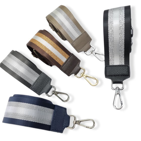 Verstellbarer Crossbody Taschenriemen Streifen 'striped strap'