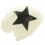 Beanie Mütze mit Pailletten Stern 'white