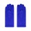 Damen Handschuhe in Wildlederoptik königsblau