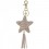 Schlüssel / Taschenanhänger mit Stern 'stary sky - creme'