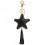 Schlüssel / Taschenanhänger mit Stern 'stary sky - creme'