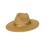 Trendiger Fedora-Hut mit Satinband beige