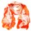 Weicher, sommerlicher Schal mit Seidenanteil orange `Etolie`
