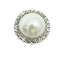 Click-Systemknopf / Button "Diamonds & Pearls"