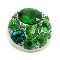 Click-Systemknopf - Button "green gems"