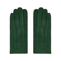 Damen Handschuhe in Wildlederoptik avokado 'Lillemor'