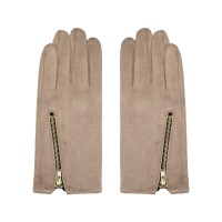 Elegante Damen Handschuhe mit Detail beige 'MarryZa'