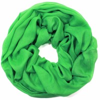 Loop / Schlaufenschal mit Seide 'green - silky n plain'