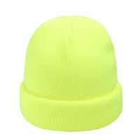 Mütze Beanie unifarben neon