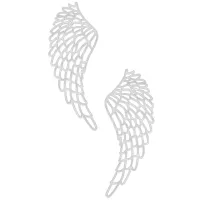 Ohrringe Flügel silber 'wing'