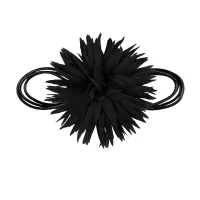 Statement Halschocker mit Blume schwarz 'floral chocker'