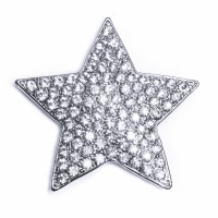 Stern-Magnetbrosche mit Strass 'lil star'