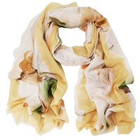 Weicher, sommerlicher Schal mit Seidenanteil beige`Etolie`